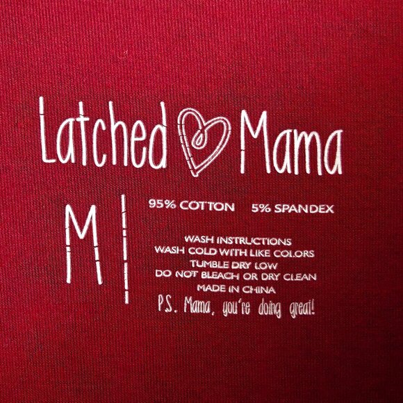 Latched Mama Nursing Wrap Maxi Dress M - Picture 5 of 5